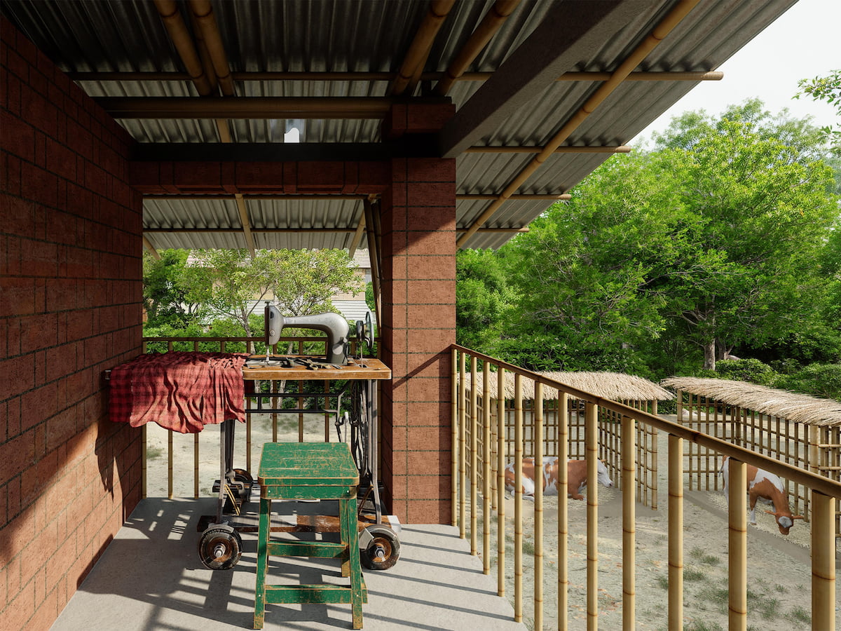 casa vernacular banglades modo de vida