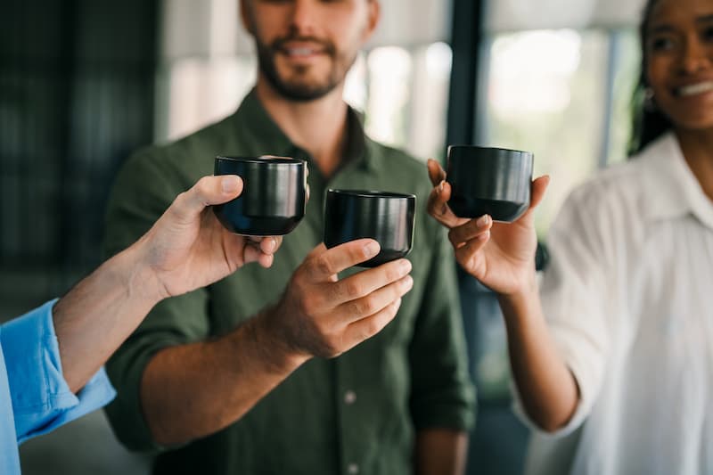 coffee break at work