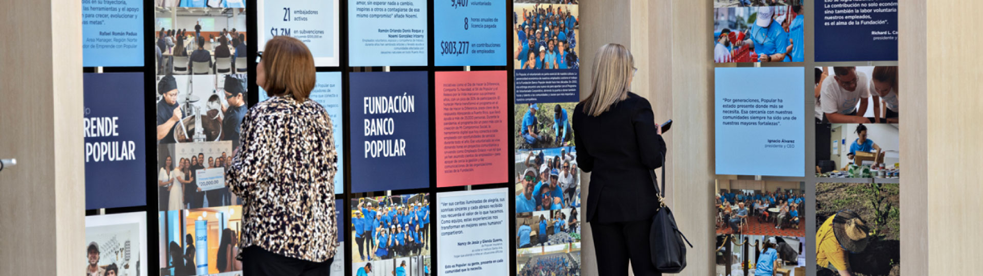 Modo de Vida - Popular presenta exhibición sobre el impacto comunitario de la institución