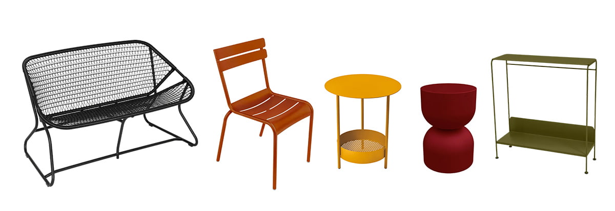 muebles de exterior Fermob muebles de exterior coloridos Fermob