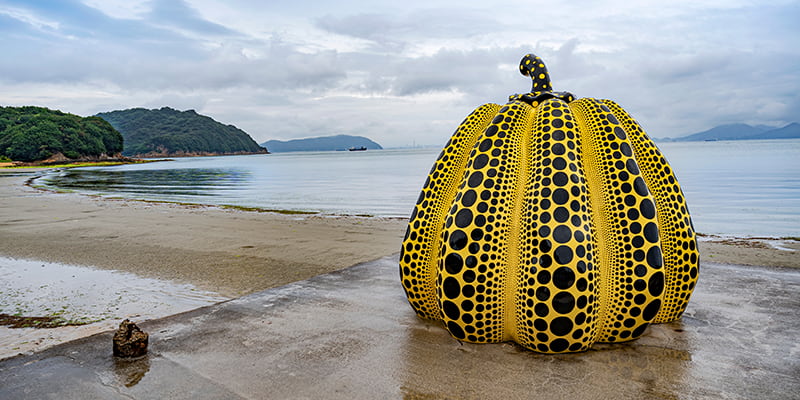 calabaza en Naoshima calabaza en Naoshima yayoi kusama
