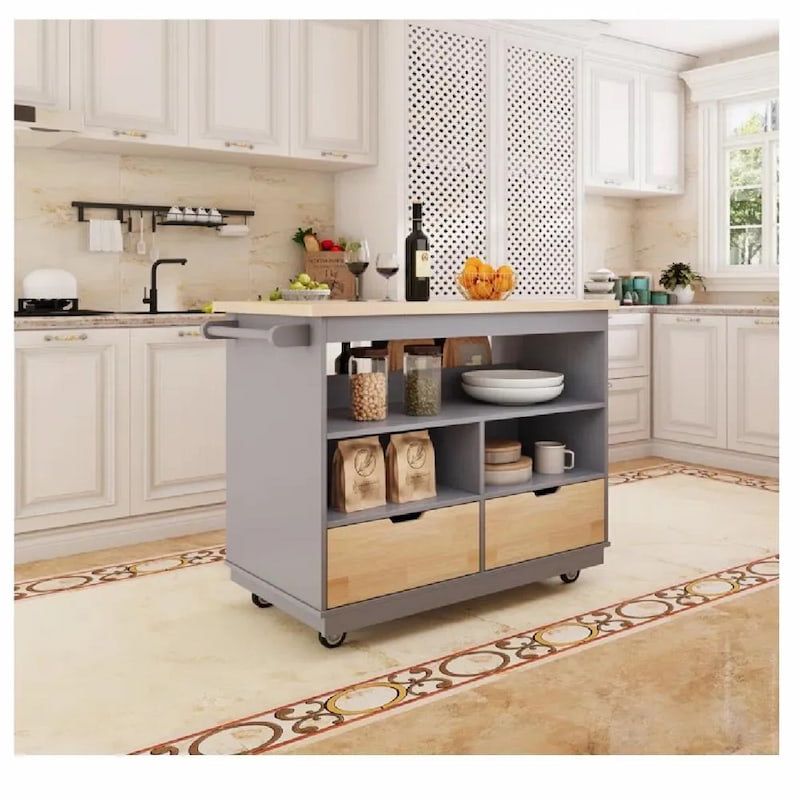 mesa de cocina con ruedas