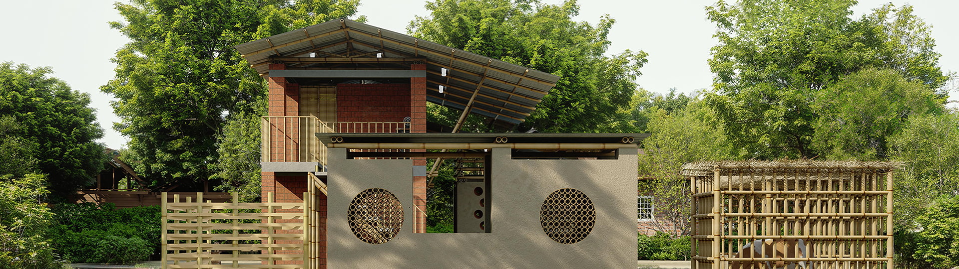 Una casa que apoya en tradiciones de construcción que ya existen en su pueblo